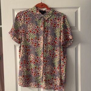 Rachel Zoe Multicolor Floral Blouse